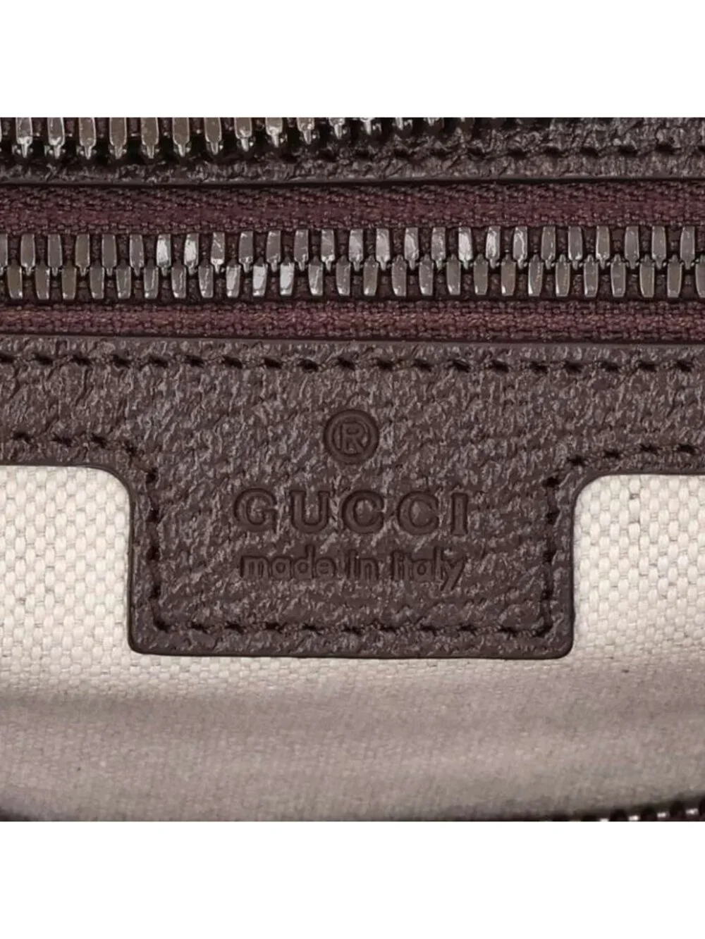 Gucci GG All Over Print Suede Boston Bag